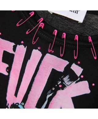 Crop t-shirt girl fck