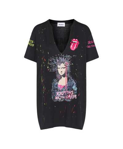T-shirt monalisa punk