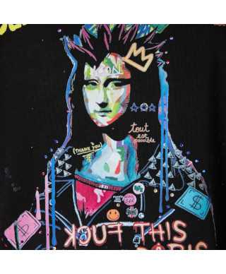 Zip hoodie monalisa punk