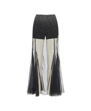 Skirt tulle crystals