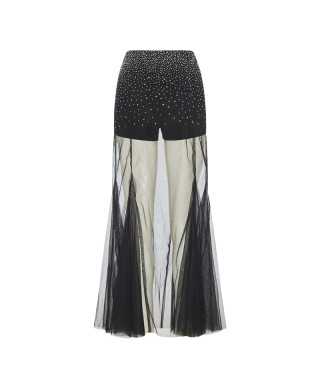 Skirt tulle crystals