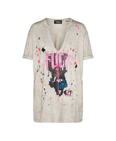 T-shirt dirty girl fck paint