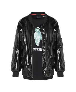 Bomber jacket black