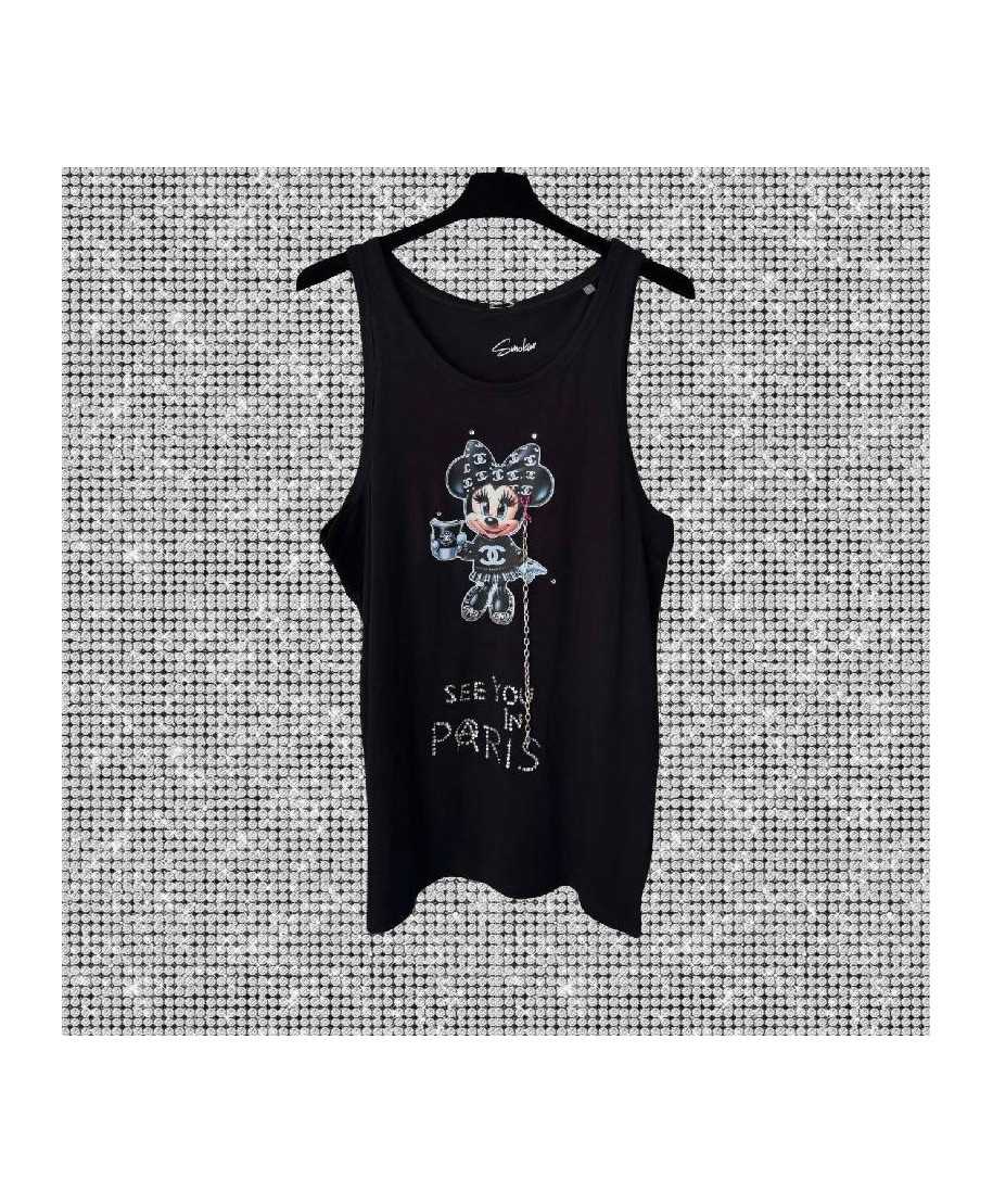 Tank top Smokin' μαύρο