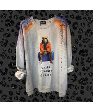 Sweatshirt Smokin' white