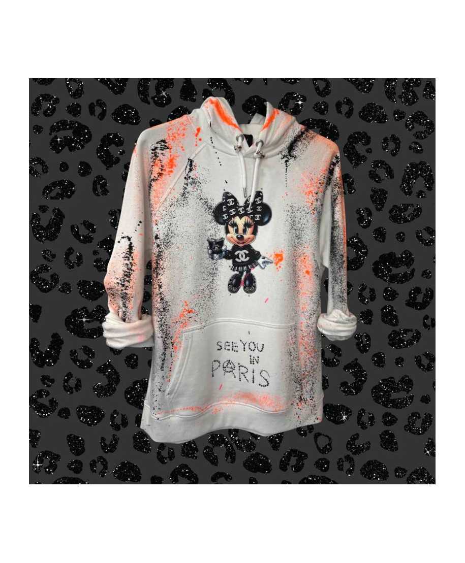 Hoodie Smokin' white