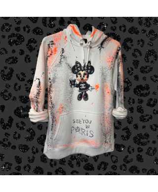 Hoodie Smokin' white