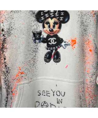 Hoodie Smokin' white