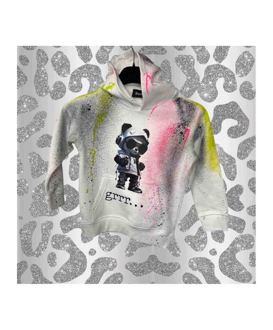 Hoodie Smokin' white