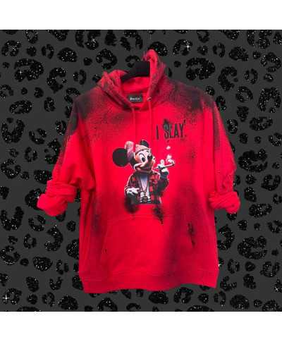 Unisex Hoodie Smokin' Artwork red