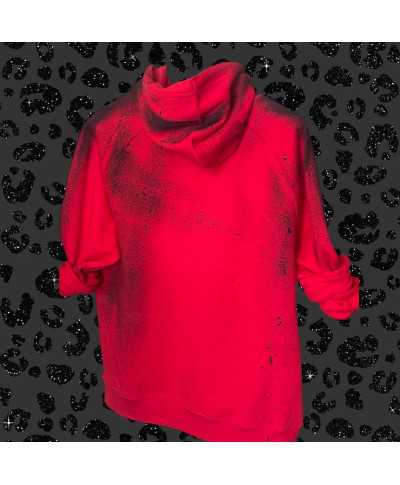 Unisex Hoodie Smokin' Artwork red